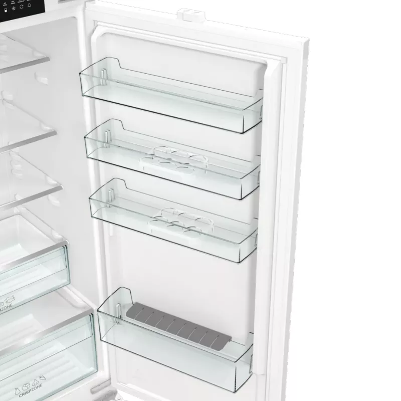 Gorenje Külmik-sügavkülmik NRKI519E41 BK070, 284 L, SN-N, 6 kg/24h, E, värske tsooni sektsioon, Valge