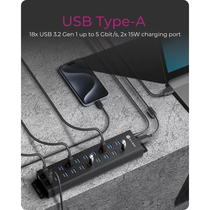ICY BOX IB-HUB1720-U3 Must
