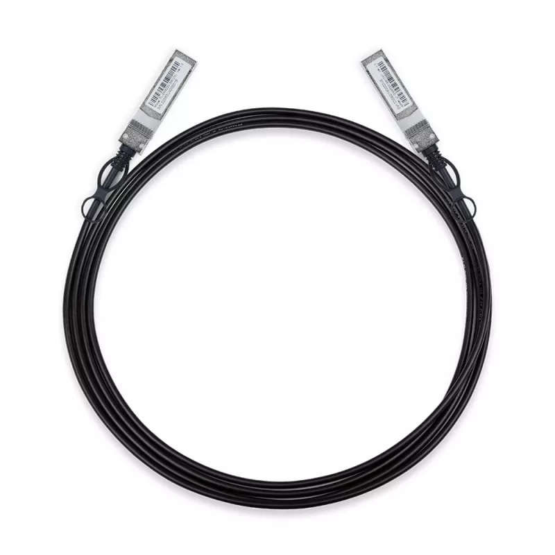 TP-Link 3 meetrit 10G SFP+ otsesiiniühenduse kaabel, 3 m, DAC, SFP+, SFP+