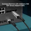 TP-Link 3 meetrit 10G SFP+ otsesiiniühenduse kaabel, 3 m, DAC, SFP+, SFP+
