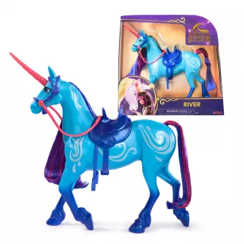 Unicorn Academy , River koos 2 ratsutamistarvikuga, 11”, ühildub Isabeli, nukkude ja ükssarvemänguasjadega tüdrukutele alates 4. eluaastast