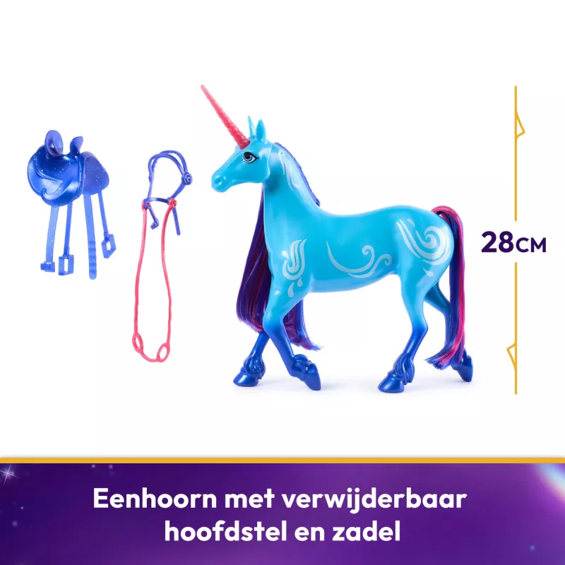 Unicorn Academy , River koos 2 ratsutamistarvikuga, 11”, ühildub Isabeli, nukkude ja ükssarvemänguasjadega tüdrukutele alates 4. eluaastast