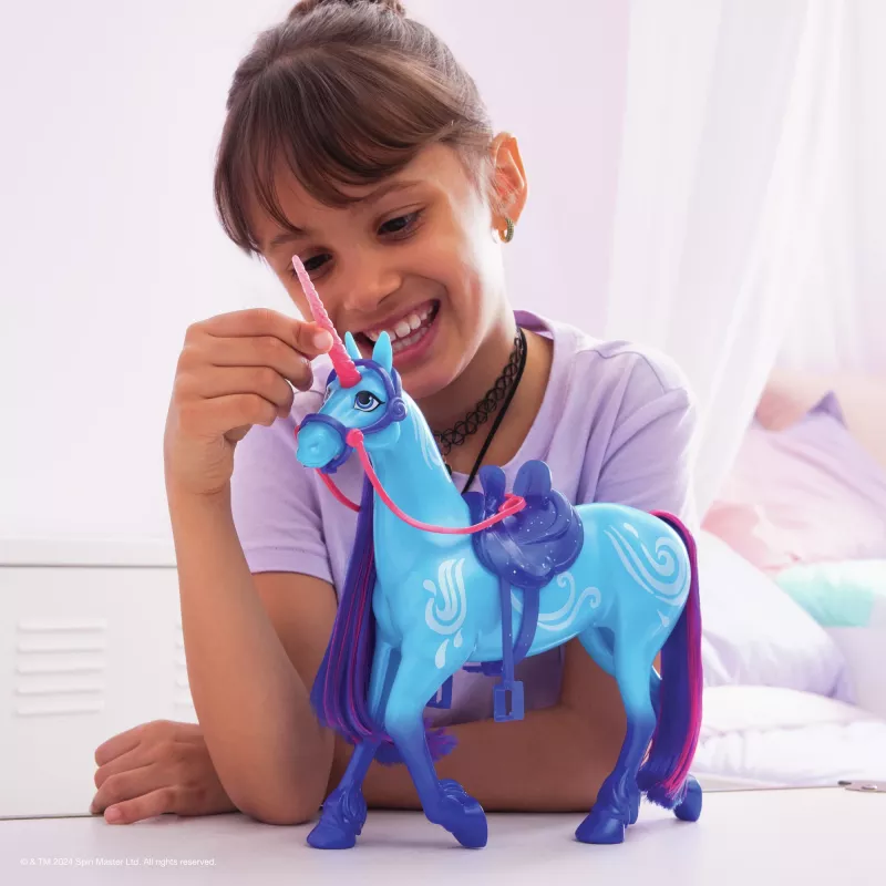 Unicorn Academy , River koos 2 ratsutamistarvikuga, 11”, ühildub Isabeli, nukkude ja ükssarvemänguasjadega tüdrukutele alates 4. eluaastast