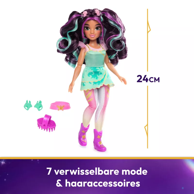 Moe nukk Spinmaster Unicorn Academy Ava 241mm Mitmevärviline