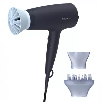 Philips 3000 seeria 3000 BHD360/20 föön, DC, mereväesinine, riputusaas, 1,8 m, 2100 W, 220-240 V