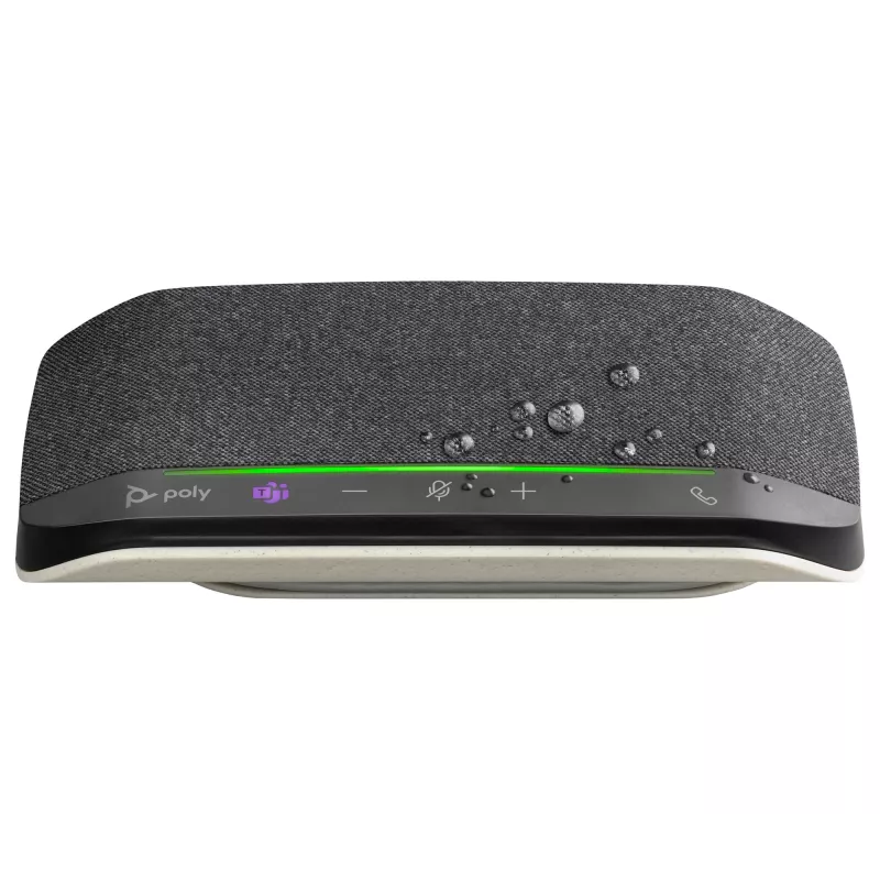 HP Poly Sync 10 USB-A USB-C kõlaritelefon, arvutile, hõbedane, 0.715 m, IP64, Windows 10, Windows 11, MacOS