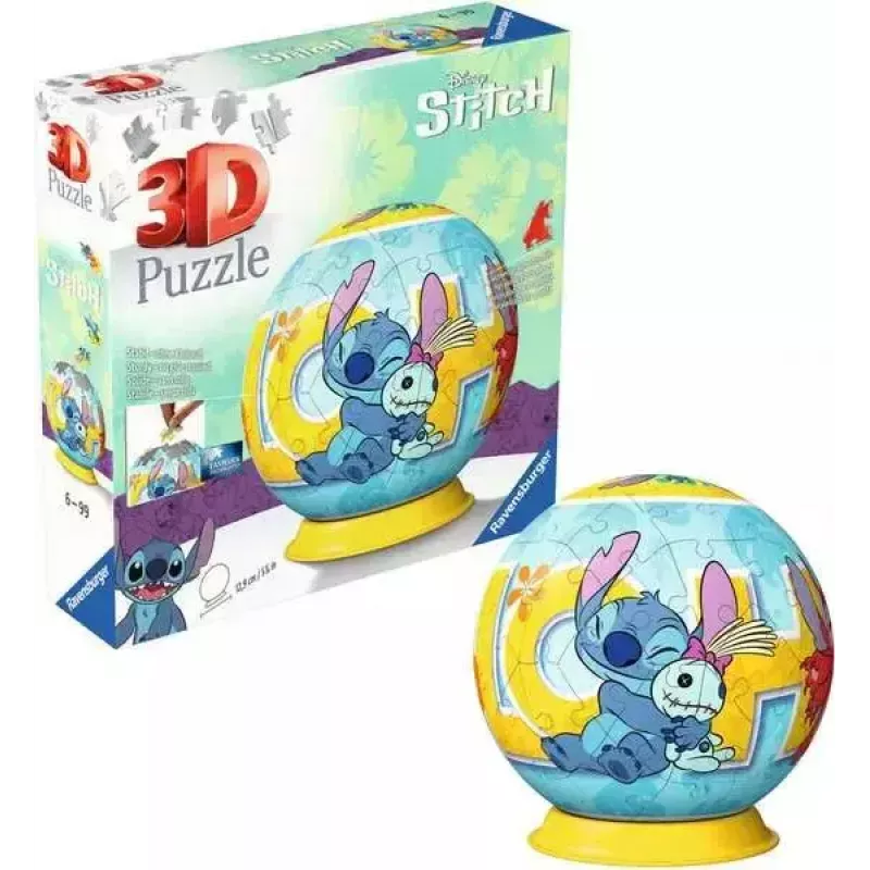 Ravensburger Disney Stitch 3D pusle-pall, 72 tükki