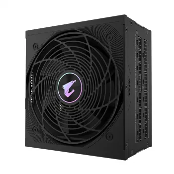 GIGABYTE AORUS ELITE P850W toiteplokk - PCIe 5.0, 80 PLUS Platinum, täismodulaarne disain, 120 mm ventilaator, ATX 3.0 ühilduv, EL-pistik