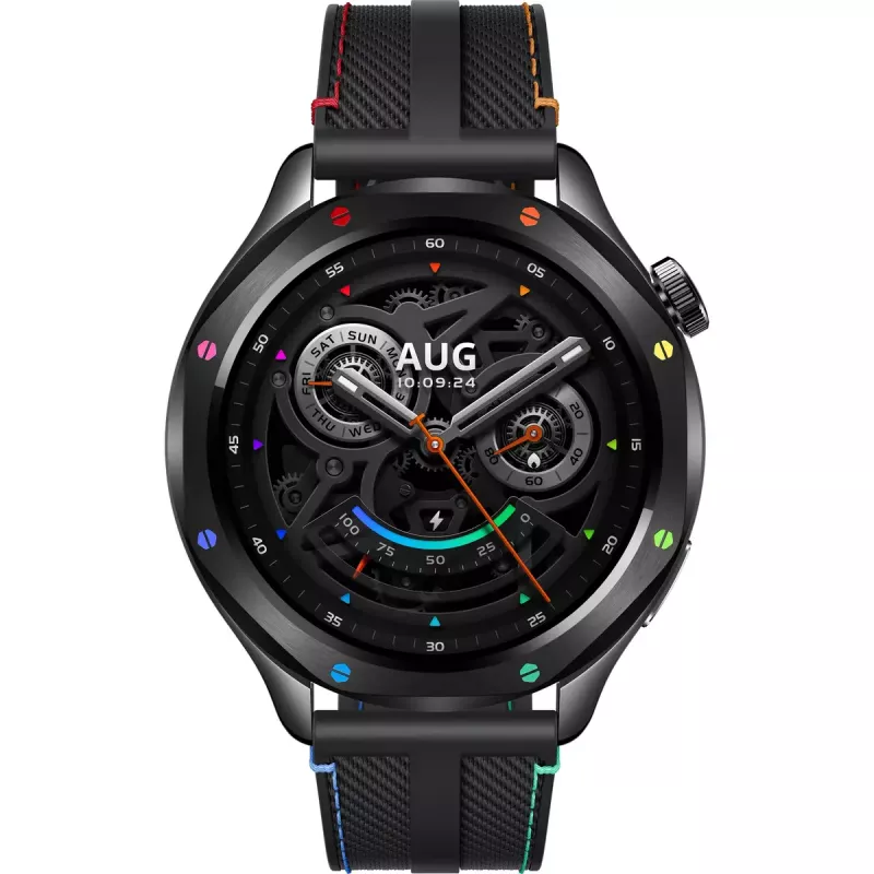 Nutikell Xiaomi Watch S4 1,43-tollise AMOLED-ekraaniga, 466×466, 486 mAh, alumiiniumkorpus, tekstiilrihm, must multi