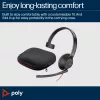 HP Poly Mustwire 5210 Monaural USB-C Peakomplekt +3,5 mm pistik +USB-C/A adapter