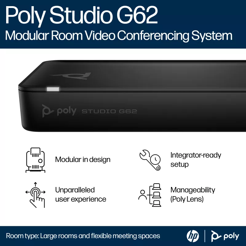HP Poly Studio G62 Videokonverentsisüsteem