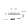 i-tec USB-C/USB-A laadimise metallist jaotur 7 porti (3x USB-C, 4x USB-A)