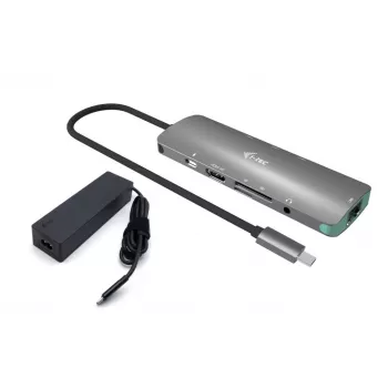 i-tec USB-C Metal Nano dokkimisjaam 4K HDMI LAN toiteedastusega 100 W + universaalne laadija 100 W