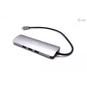 i-tec USB-C Metal Nano dokkimisjaam 4K HDMI LAN toiteedastusega 100 W + universaalne laadija 100 W