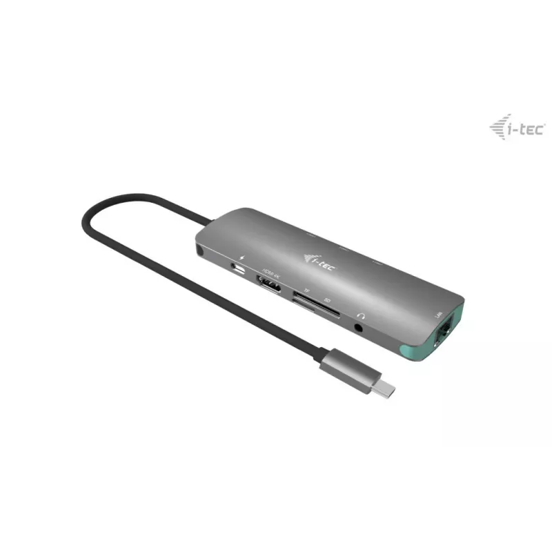 i-tec USB-C Metal Nano dokkimisjaam 4K HDMI LAN toiteedastusega 100 W + universaalne laadija 100 W