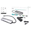 i-tec USB-C Metal Nano dokkimisjaam 4K HDMI LAN toiteedastusega 100 W + universaalne laadija 100 W