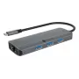 ICY BOX IB-DK4034a-CPD juhtmega USB 3.2 Gen 1 (3.1 Gen 1) USB-C alumiinium, hõbedane