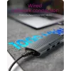 ICY BOX IB-DK4034a-CPD juhtmega USB 3.2 Gen 1 (3.1 Gen 1) USB-C alumiinium, hõbedane