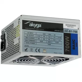 AKYGA toiteplokk - 700W 20+4 kontakti ATX