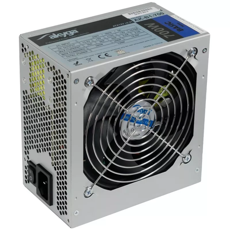 AKYGA toiteplokk - 700W 20+4 kontakti ATX