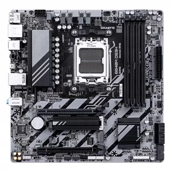 GIGABYTE B840M DS3H emaplaat – AMD Ryzen 9000 protsessoritele, 8+2+2 faasi VRM, kuni 8200 MHz DDR5, 2x PCIe 4.0 M.2, 2.5GbE LAN, USB 3.2 Gen 1