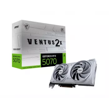 MSI GeForce RTX5070 VENTUS 2X OC Valge NVIDIA GeForce RTX 5070 12 GB GDDR7