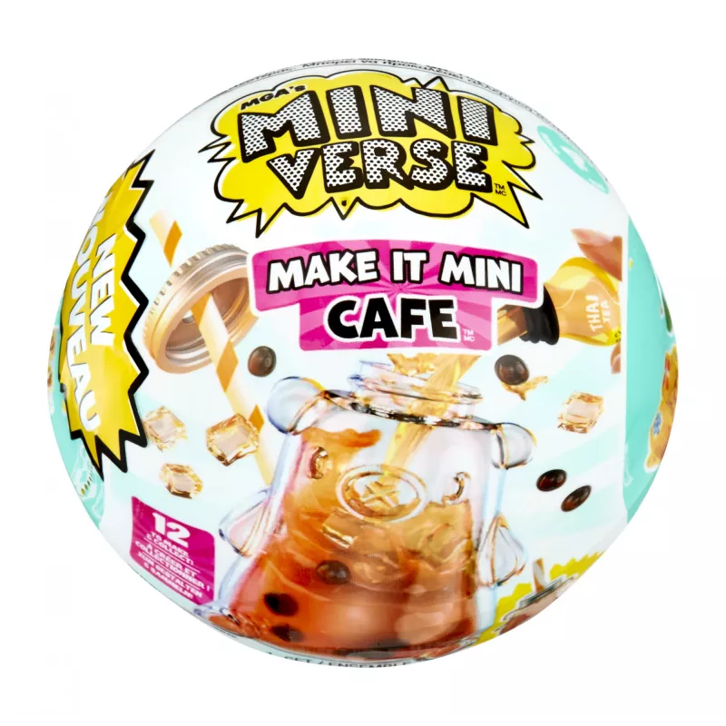 Miniverse Make It Mini Foods: Cafe PDQ seerias 4, 8 a, Mitmevärviline, Plastik
