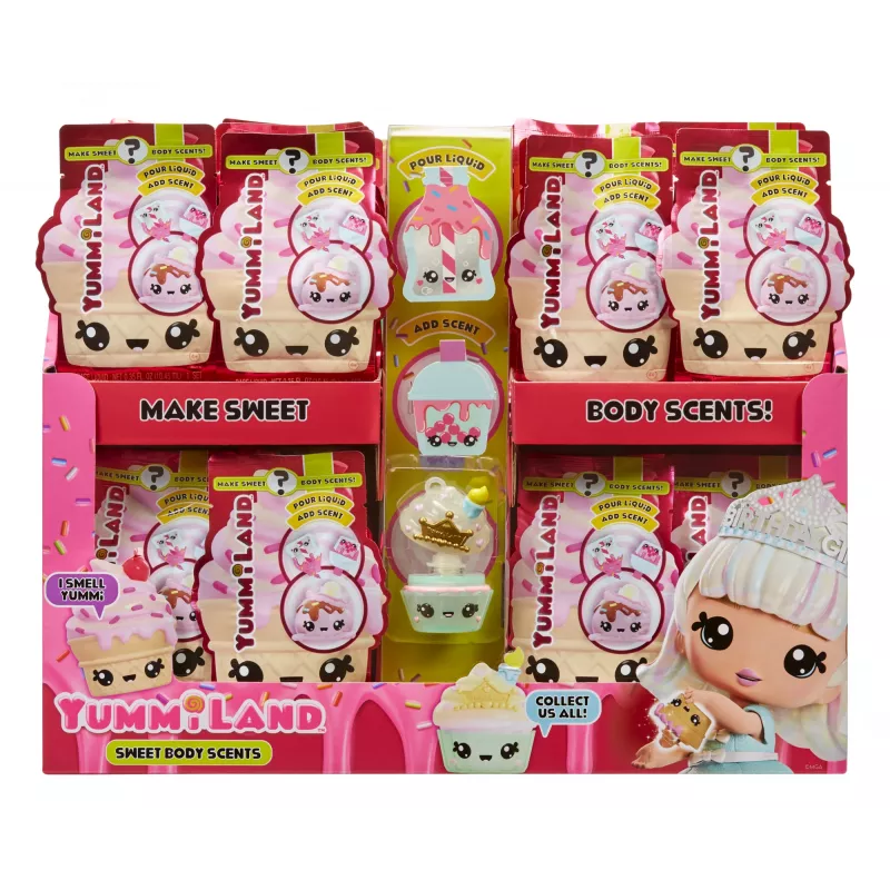 MGA Entertainment Yummiland Num Nom Body Scent Asst in PDQ, 4 a, Mitmevärviline, Plastik