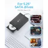 ICY BOX IB-525-U3 ODD-korpus 13,3 cm (5,25 tolli) SATA III Must