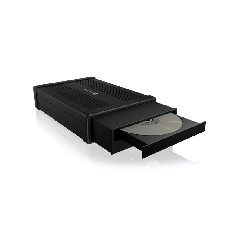 ICY BOX IB-525-U3 ODD-korpus 13,3 cm (5,25 tolli) SATA III Must