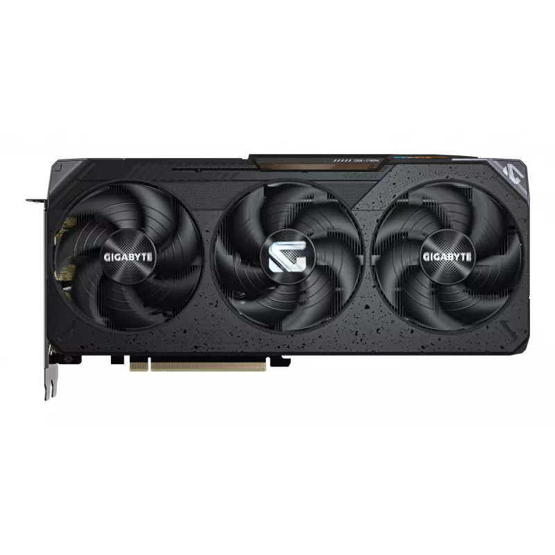 GIGABYTE graafikakaart Radeon RX 9070 — 16 GB GDDR6, PCIe 5.0, 256-bit, 2700 MHz boost, 2×HDMI 2.1b, 2×DP 2.1a, 3 ventilaatorit