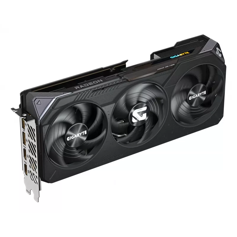 GIGABYTE graafikakaart Radeon RX 9070 — 16 GB GDDR6, PCIe 5.0, 256-bit, 2700 MHz boost, 2×HDMI 2.1b, 2×DP 2.1a, 3 ventilaatorit