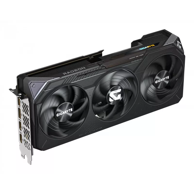 GIGABYTE Radeon RX 9070 XT GAMING OC 16G graafikakaart - 16 GB GDDR6, 256-bitine, PCI-E 5.0, 3060 MHz tuumasagedus, 2 x DisplayPort, 2 x HDMI, GV-R9070XTGAMING OC-16GD