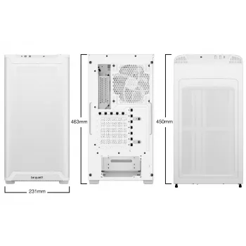 PC Case be quiet! Pure Base 501 LX Valge Midi Tower