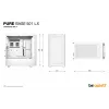 PC Case be quiet! Pure Base 501 LX Valge Midi Tower