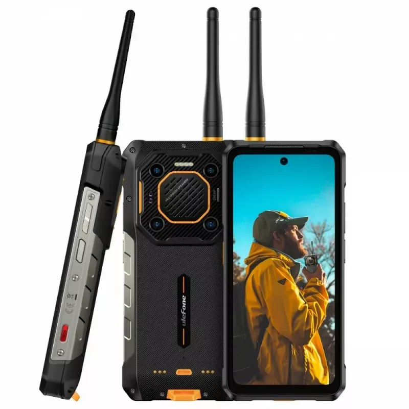 Nutitelefon UleFone Armor 26 Ultra 6,1-tolline 12 GB muutmälu 512 GB salvestusruum must