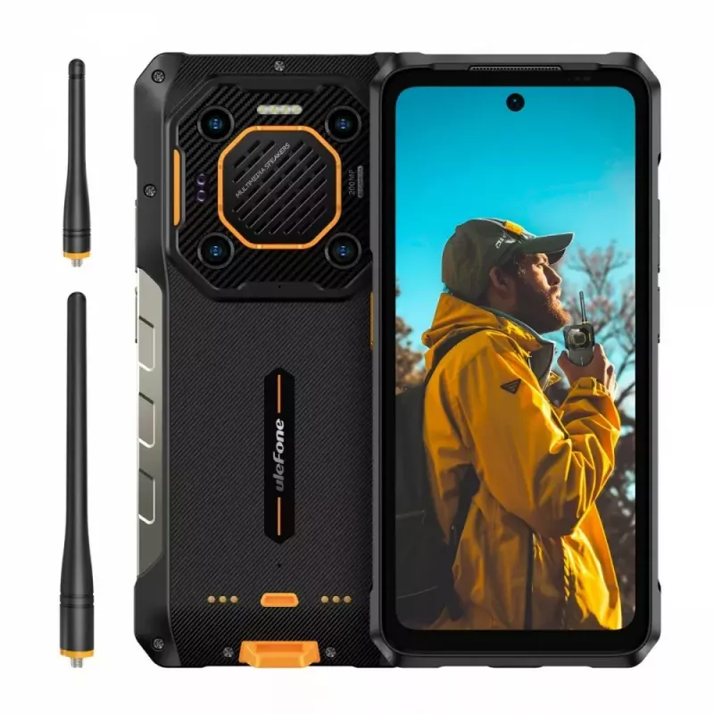Nutitelefon UleFone Armor 26 Ultra 6,1-tolline 12 GB muutmälu 512 GB salvestusruum must