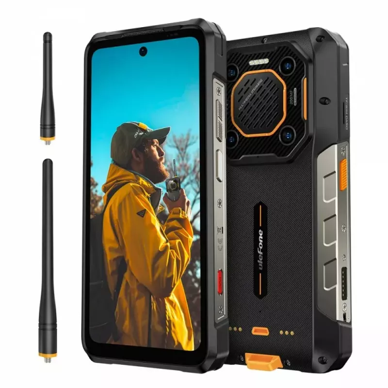Nutitelefon UleFone Armor 26 Ultra 6,1-tolline 12 GB muutmälu 512 GB salvestusruum must