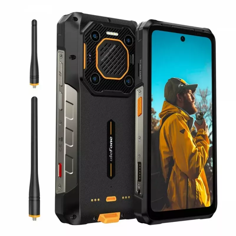 Nutitelefon UleFone Armor 26 Ultra 6,1-tolline 12 GB muutmälu 512 GB salvestusruum must