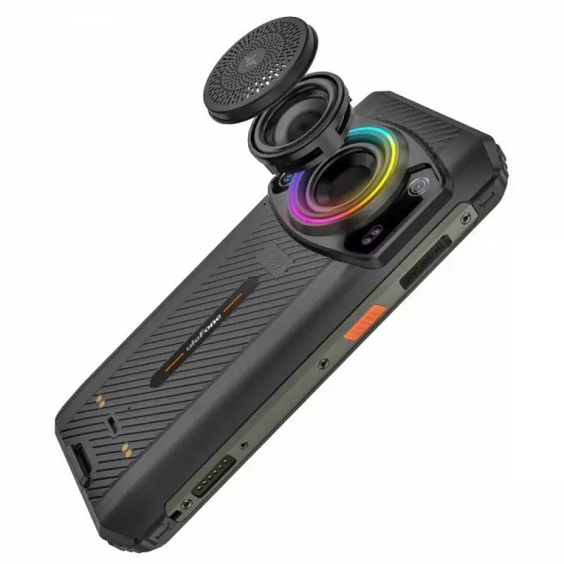 Nutitelefon UleFone Armor 21 — 6,58-tolline ekraan, 8 GB RAM, 256 GB salvestusruum, must