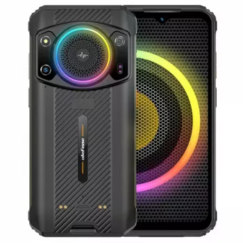 Nutitelefon UleFone Armor 21 — 6,58-tolline ekraan, 8 GB RAM, 256 GB salvestusruum, must
