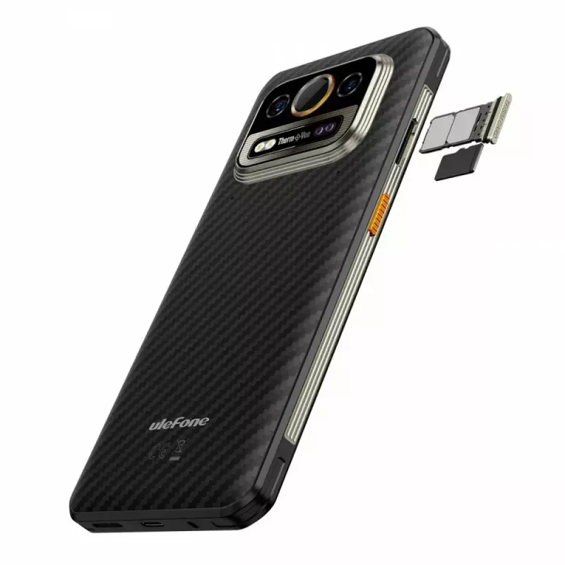 Nutitelefon UleFone Armor 25T 6,0-tolline 6/256 GB Härmas Must, energiaklass B