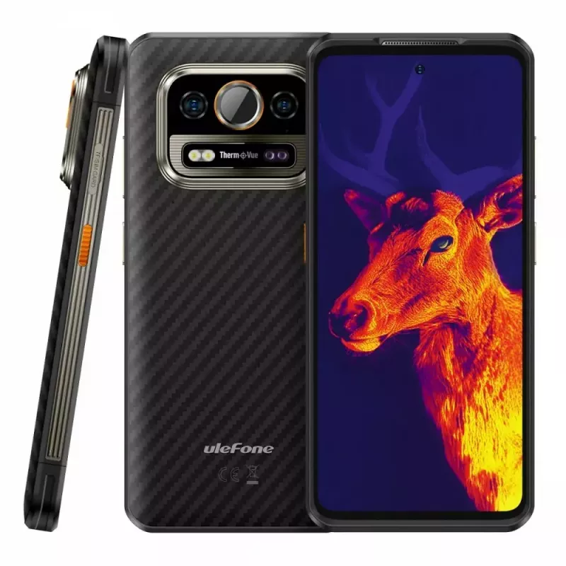 Nutitelefon UleFone Armor 25T 6,0-tolline 6/256 GB Härmas Must, energiaklass B
