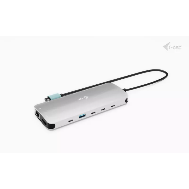 i-tec Metal USB-C Nano 3x Display Dock, 2x HDMI 1x USB-C video + Power Delivery 140W