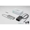 i-tec Metal USB-C Nano 3x Display Dock, 2x HDMI 1x USB-C video with Power Delivery 140W + Universal Charger 140 W