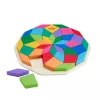 Fisher-Price puidust mandala geomeetriline pusle väikelastele ja lastele, 40 puidust tükki