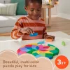 Fisher-Price puidust mandala geomeetriline pusle väikelastele ja lastele, 40 puidust tükki