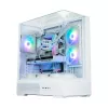 PC case Zalman P40 Prism Valge Midi Tower