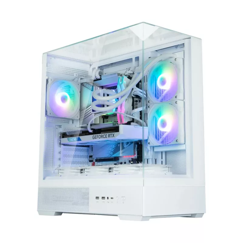 PC case Zalman P40 Prism Valge Midi Tower