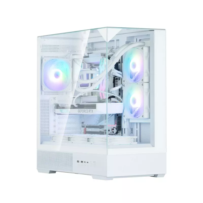 PC case Zalman P40 Prism Valge Midi Tower